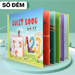 Sách bóc dán thông minh Montessori