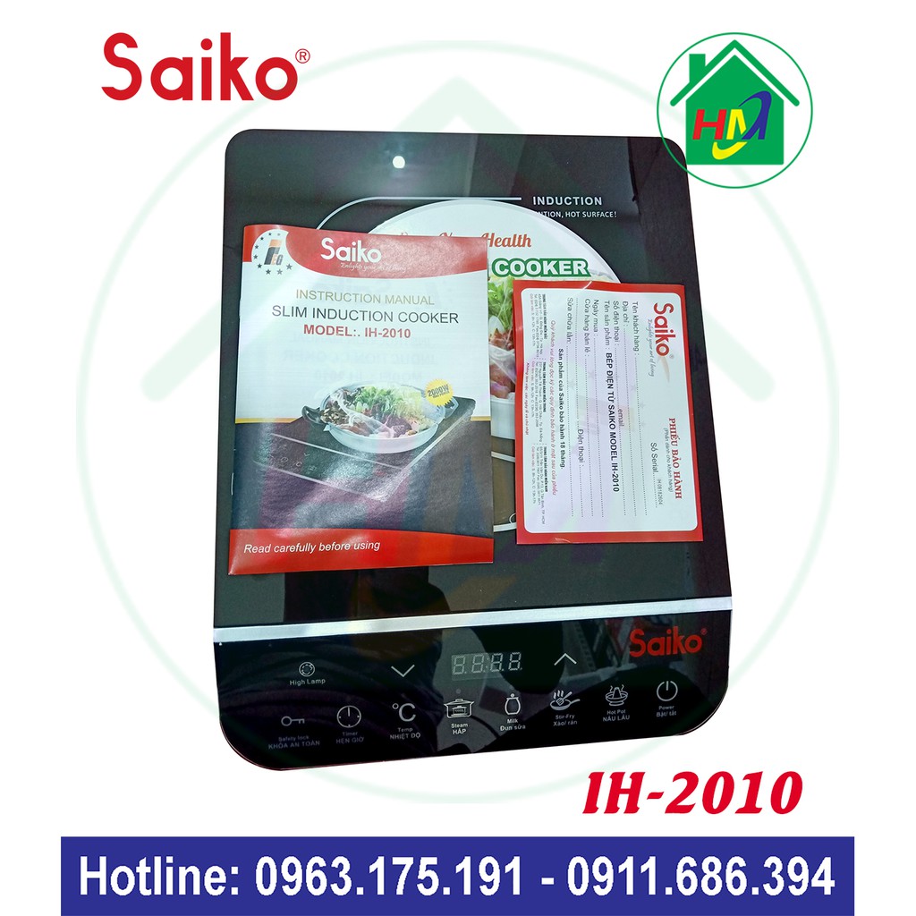 Bếp Điện Từ Cảm Ứng Saiko IH-2010