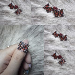 bướm bột nail