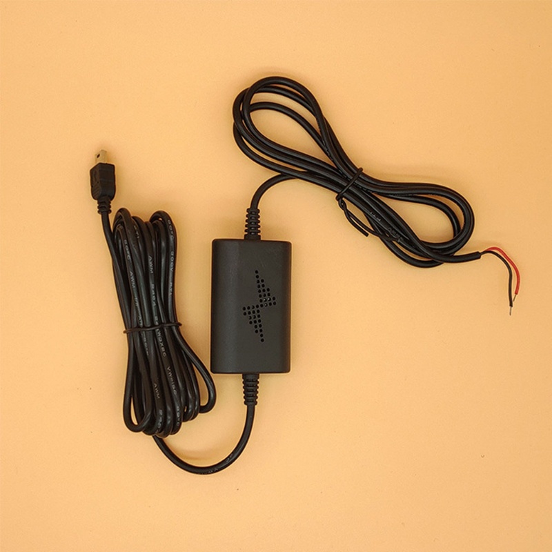 Bộ dây cáp sạc máy ảnh USB mini 12V-30V sang 5V chất lượng cao cho xe hơi