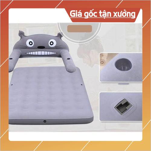 Giường Hơi Hình Thú Totoro Cao Cấp Có Bơm Điện Kèm Theo