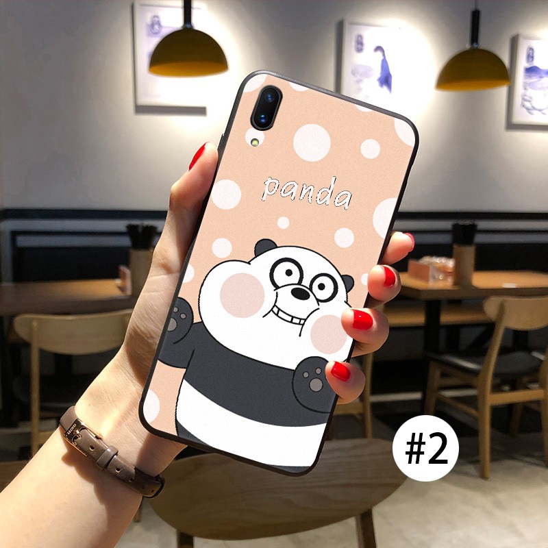 Ốp điện thoại hình gấu loại mềm cho Vivo Y1s U10 S1 V15 Pro Y11 Y12 Y15 Y17 Y19 Y91 Y91C Y91i Y93 Y95