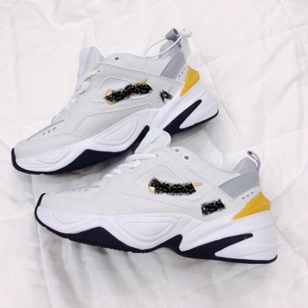 XẢ KHO-SALE thang 9 Giày thể thao sneaker m2k trắng vàng full box