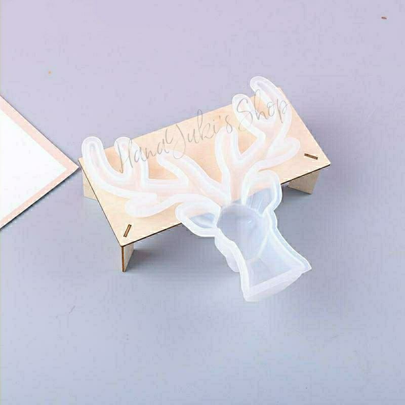 Khuôn Đầu Hươu 3D sáng tạo trong Resin Handmade làm giá treo đồ trang sức, decor...