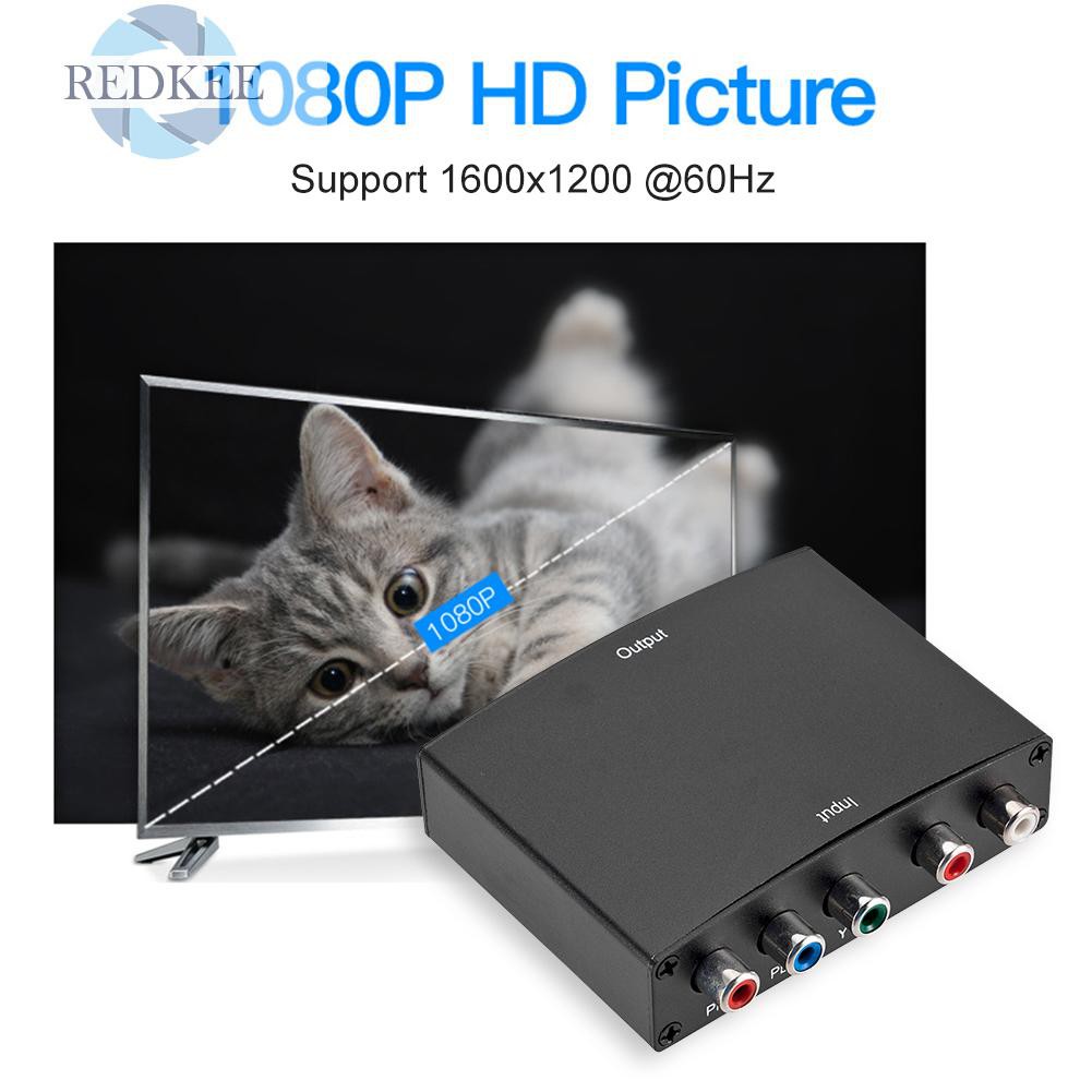 Bộ Chuyển Đổi Âm Thanh Redkee Ypbpr Sang Hdmi 1080p Hd