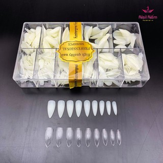Móng up hsm phom nhọn - hộp 500 móng size từ 0-9