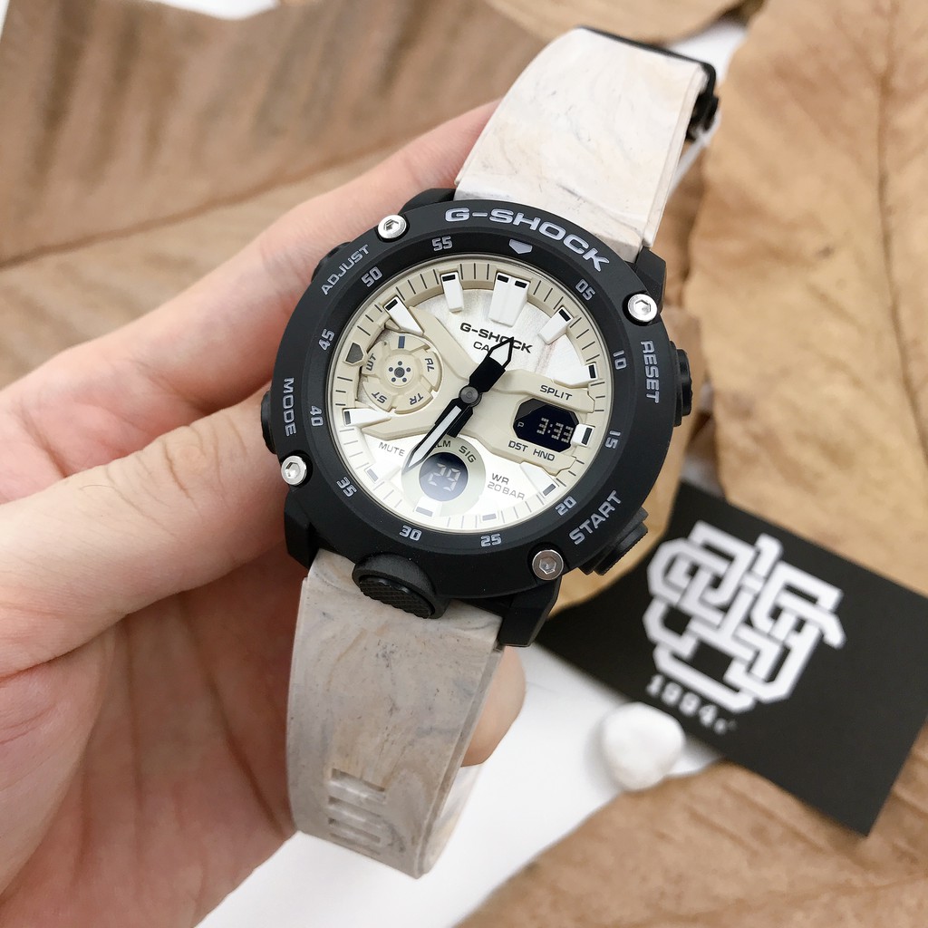 Đồng hồ nam Casio G-SHOCK GA-2000 / GA-2000WM-1A chống va đập chính hãng