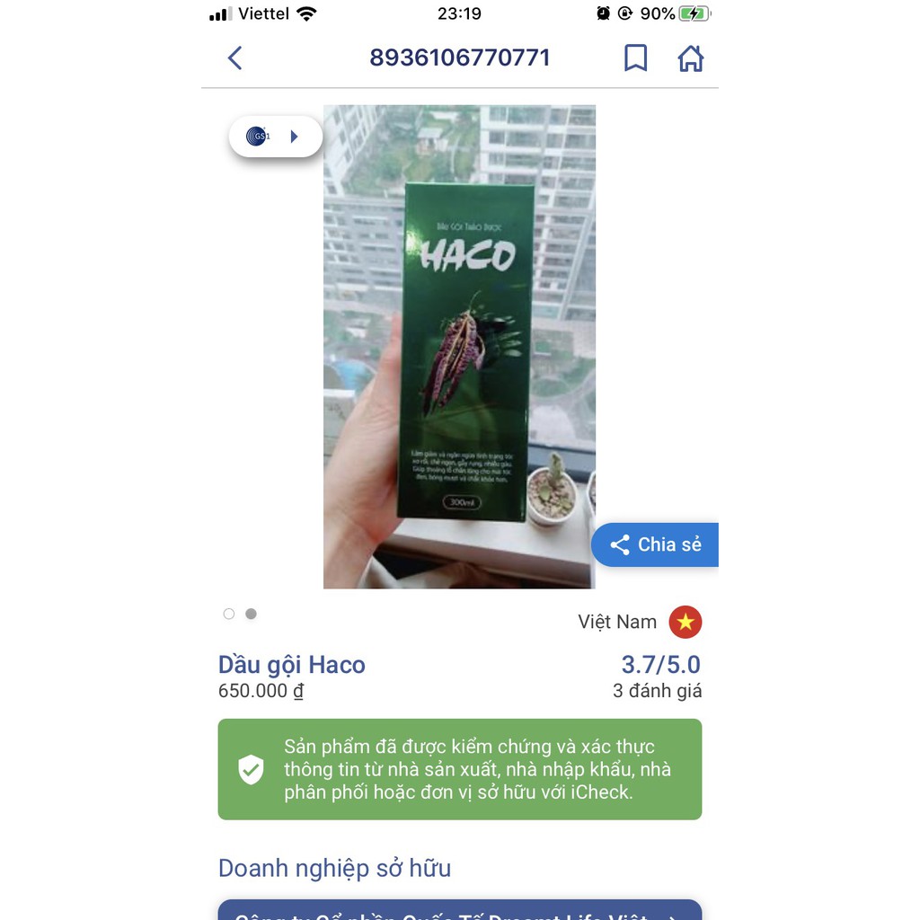 DẦU GỘI THẢO DƯỢC HACO Chính Hãng