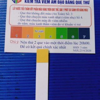Que thử viêm