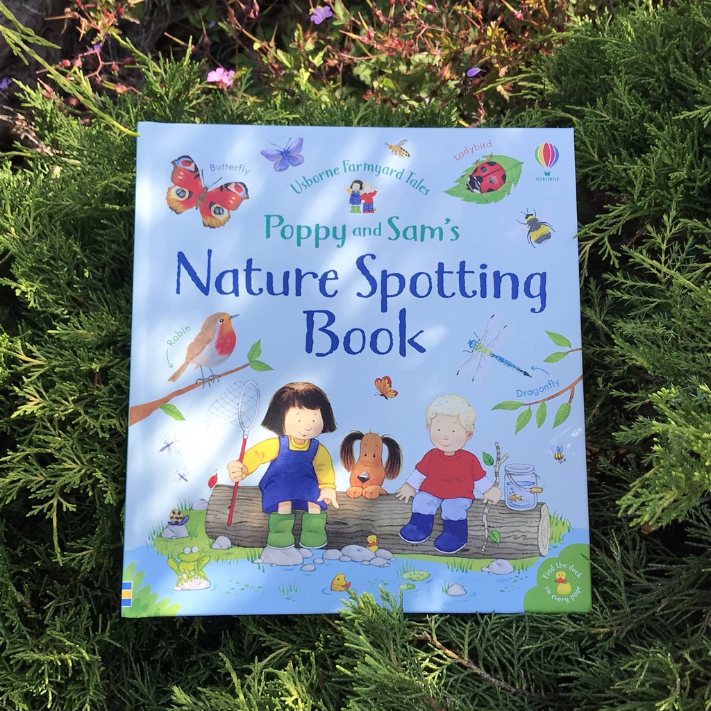 Sách Usborne - Poppy and Sam's Nature Spotting Book - học tiếng anh qua thiên nhiên