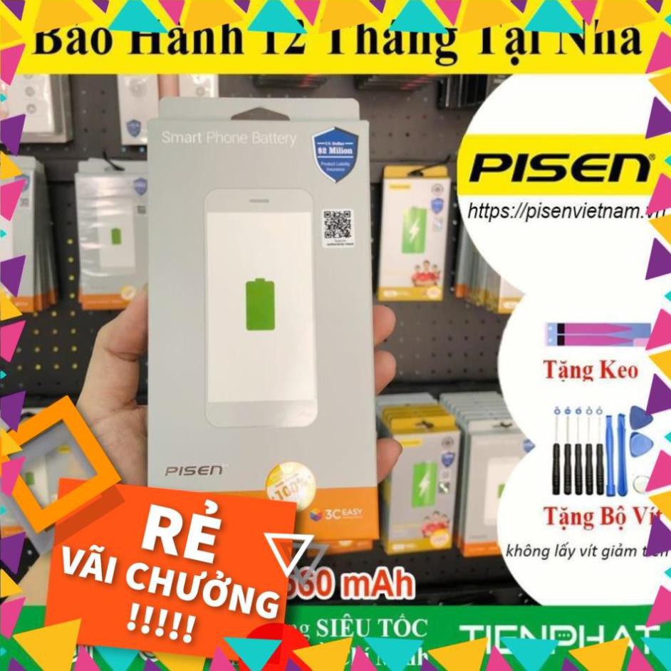 ( KIBO ) [Bảo Hành 12 tháng] Pin iPhone 5s/5c - Chất lượng cao - Chính hãng Pisen