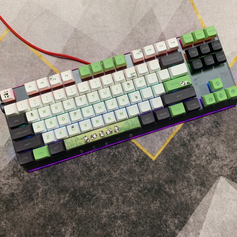 Panda keycap xda Profile DIY keycap pbt Dye thăng hoa bàn phím cơ học keycap 120 phím