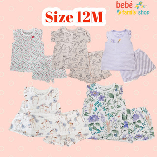 Set bộ bé gái xuất dư Next thun cotton/ đồ bộ bé gái cánh tiên xuất xịn - SGN bebefamilyshop