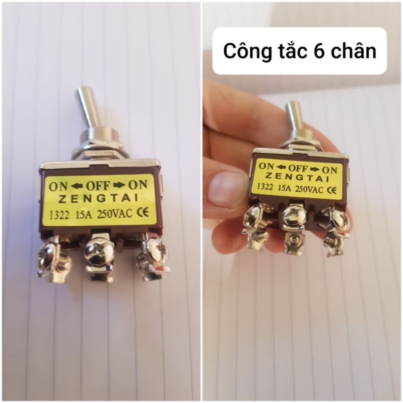 Công tắc 2 ốc 3 ốc 6 ốc xịn