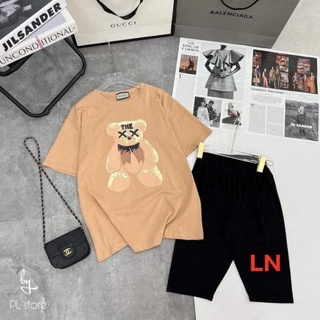 Sét áo gấu the+quần legging ln11 0322