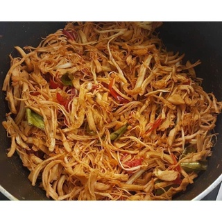 Hủ 500gr khô gà lá chanh (giao nhanh tphcm)