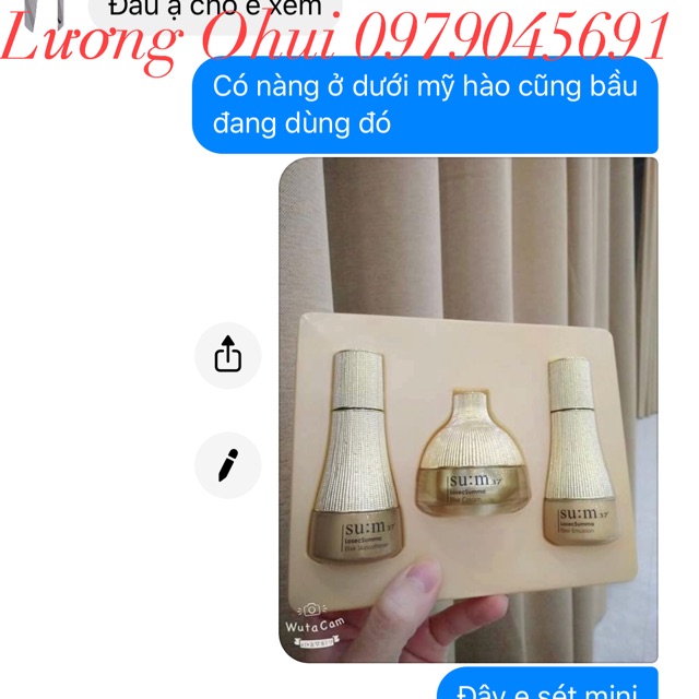 Set sum vàng 3 món
