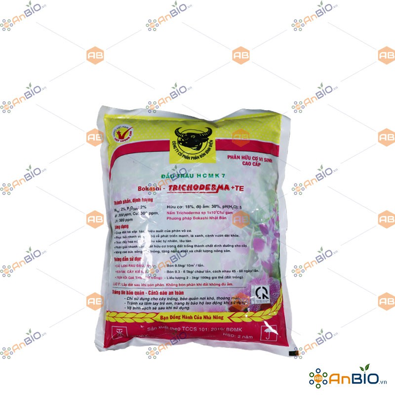 Phân Hữu Cơ Vi Sinh Bokashi – TRICHODERMA +TE Gói 1Kg - B1.1028