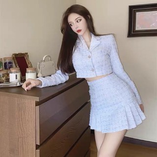 Set Váy Dạ Xanh [KÈM ẢNH THẬT]