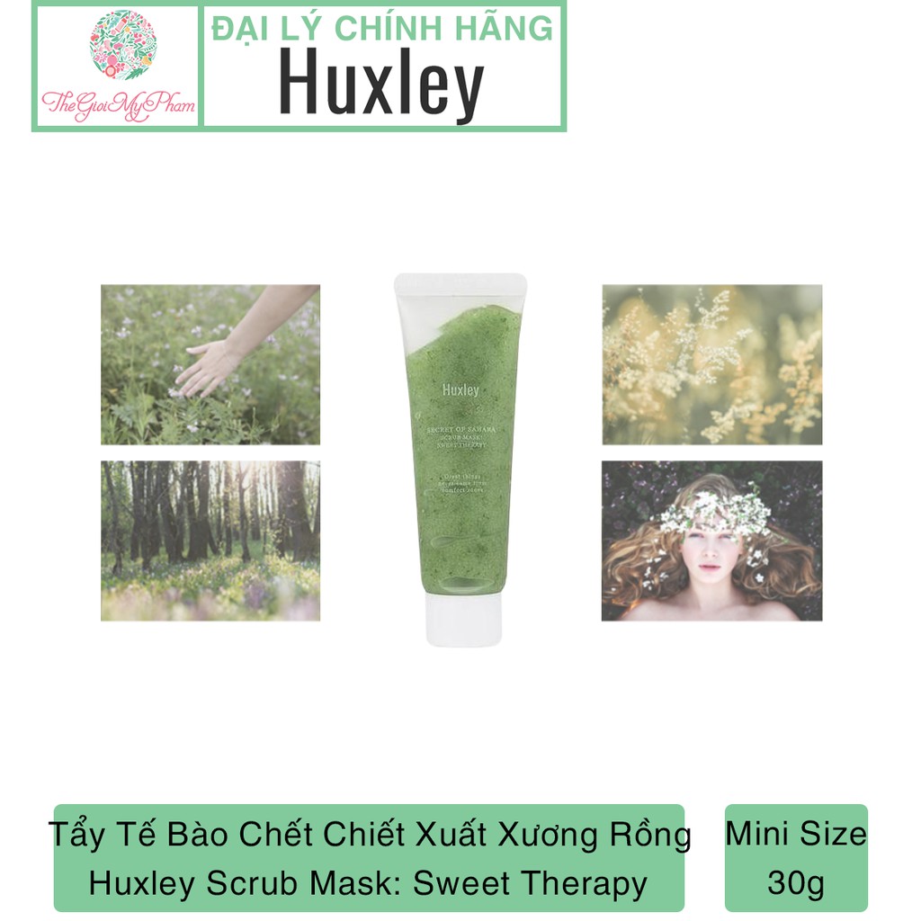 Tẩy Da Chết Chiết Xuất Từ Cây Xương Rồng Huxley Mini