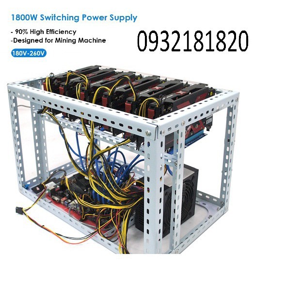 [Xả kho] NGUỒN Switching Power 1800W dùng đào tiền BITCOIN ,BTC,ETH,XRP