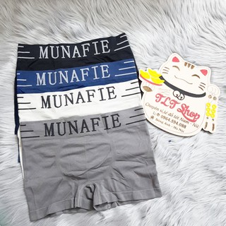 QUẦN LÓT BOXER NAM MUNAFIE THUN CO DÃN SIÊU ĐẸP THOÁNG MÁT THẤM HÚT -NEW
