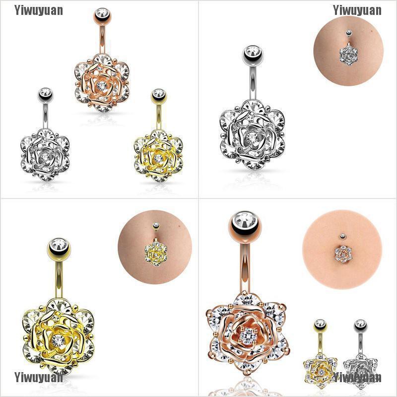 Khuyên Rốn Hình Hoa Thời Trang