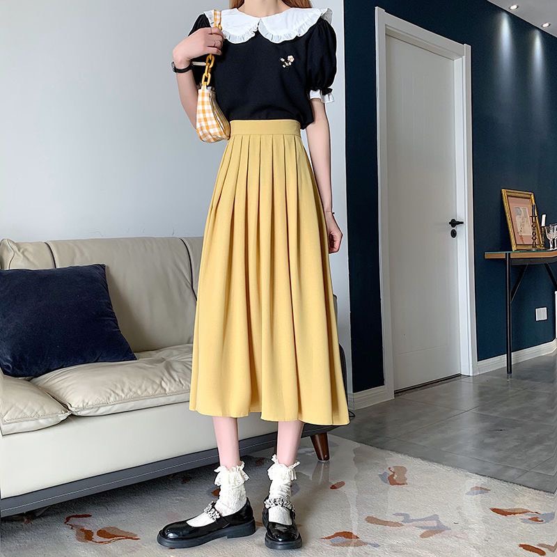 Chân Váy Dài Xếp Ly Khoác Sườn | Smide Clothing