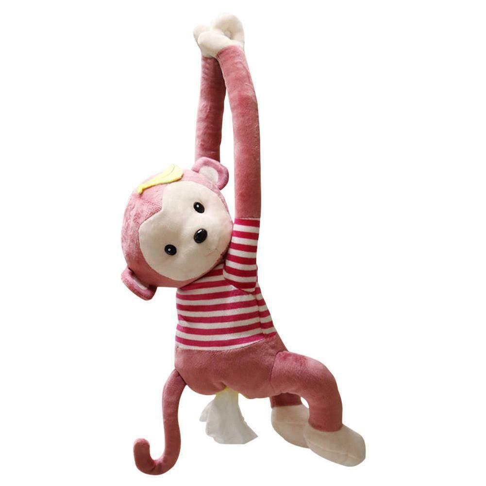 Hộp đựng khăn giấy hình khỉ đáng yêu cho ô tô