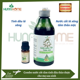 Combo Tinh dầu & Nước tắm lá xông