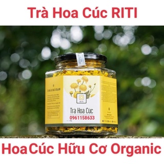 Trà hoa cúc hữu cơ sấy lạnh riti organic - an toàn