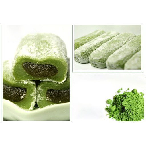 Bánh mochi nhân trà xanh Green Tea Mochi 180g - Thương Gia Trading