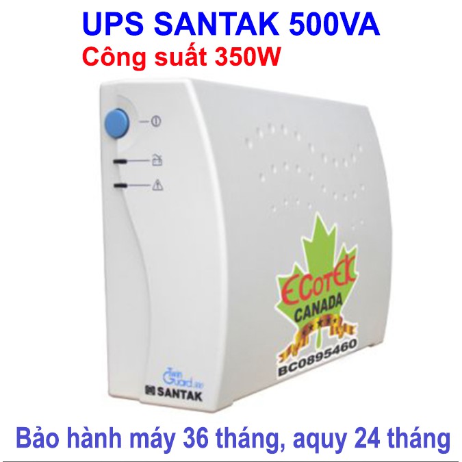 Bộ Lưu Điện UPS Santak TG500 công suất 350W
