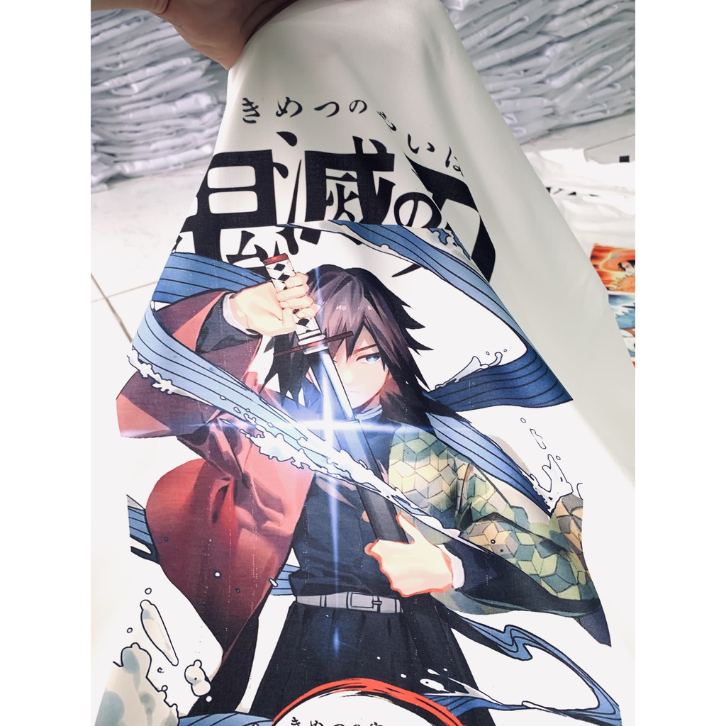 Áo thun Kimetsu no Yaiba Siêu Đẹp | Áo Kimetsu Tanjirou Giyuu Nezuko Zenitsu Shinobu đẹp KY10