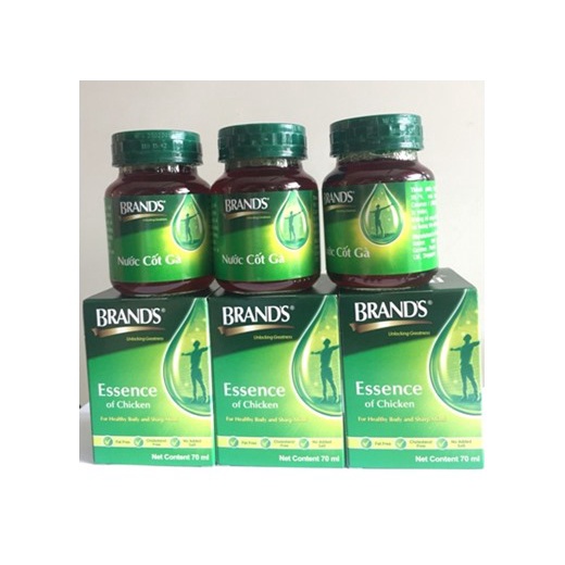 THỰC PHẨM CHỨC NĂNG NƯỚC CỐT GÀ BRANDS HỘP 6 HŨ 70ML