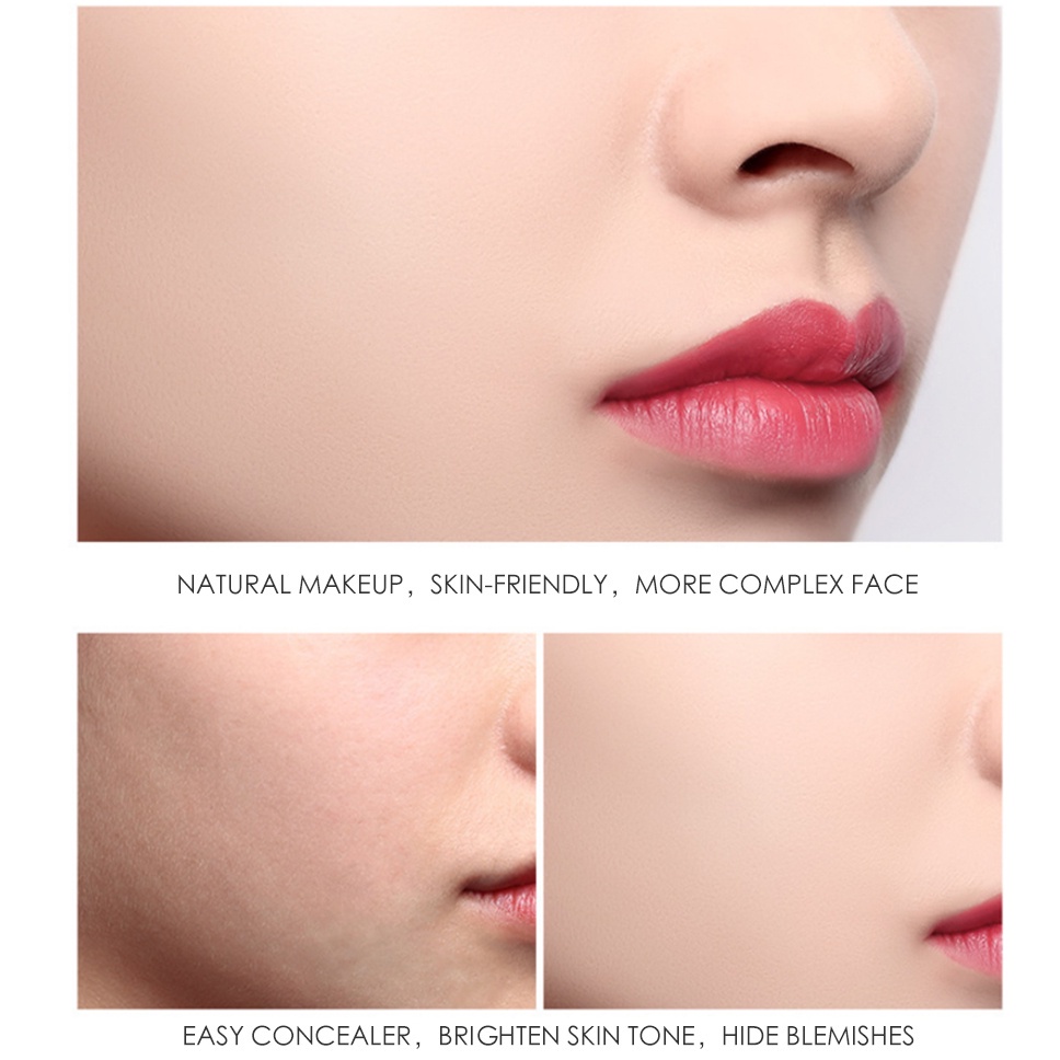 Phấn Phủ Dạng Bột Sữa Đậu Nành Chống Nước Chống Mồ Hôi Kiểm Soát Dầu Dưỡng Ẩm Lâu Trôi