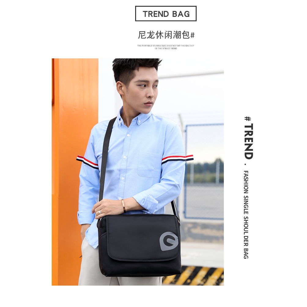 Men's Oxford Canvas Men's Shoulder Bag Men Messenger Bag Men Messenger Bag Cross-section New Large Capacity Casual Tide Bag