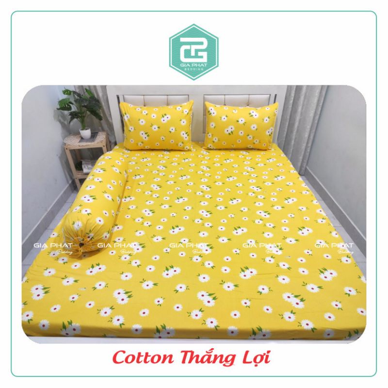 Ga lẻ 1m8x2m nệm cao 16-25cm Cotton Thắng Lợi 100% chuẩn logo( không kèm áo gối)