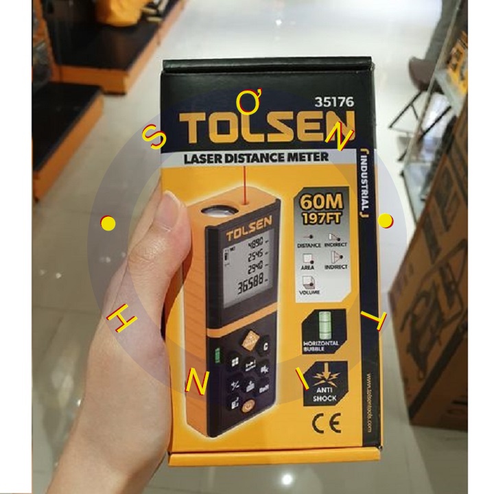 Thước đo khoảng cách 60m Tolsen Laser Distance Meter 35176