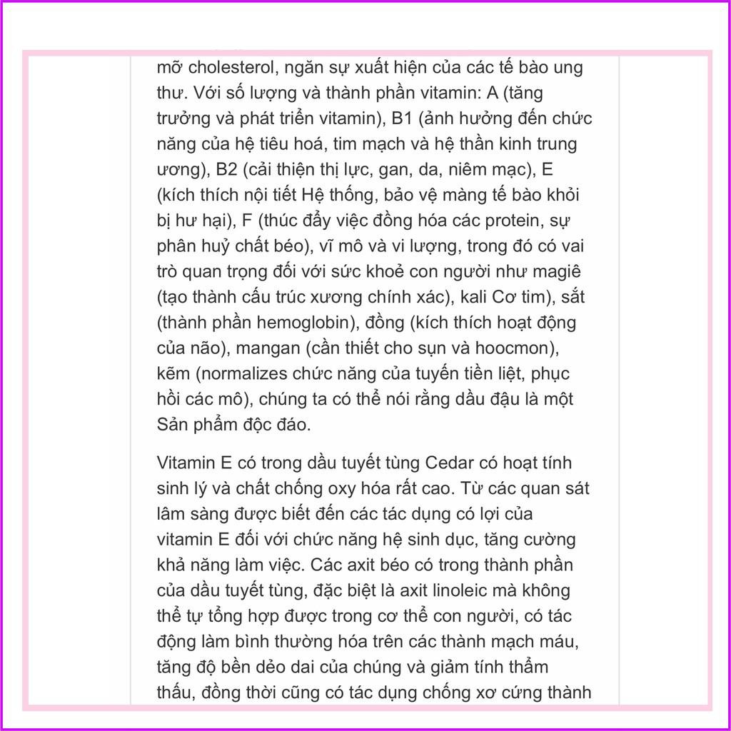 Tinh Dầu Thông Đỏ Real Caps Cedar Oil 60 Viên Của Nga | BigBuy360 - bigbuy360.vn