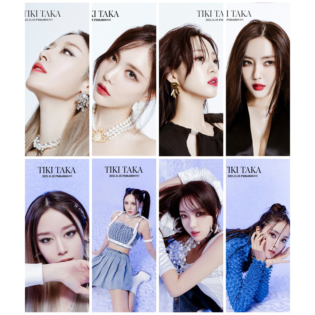 Set 8 bookmark ảnh T-Ara - Tiki Taka