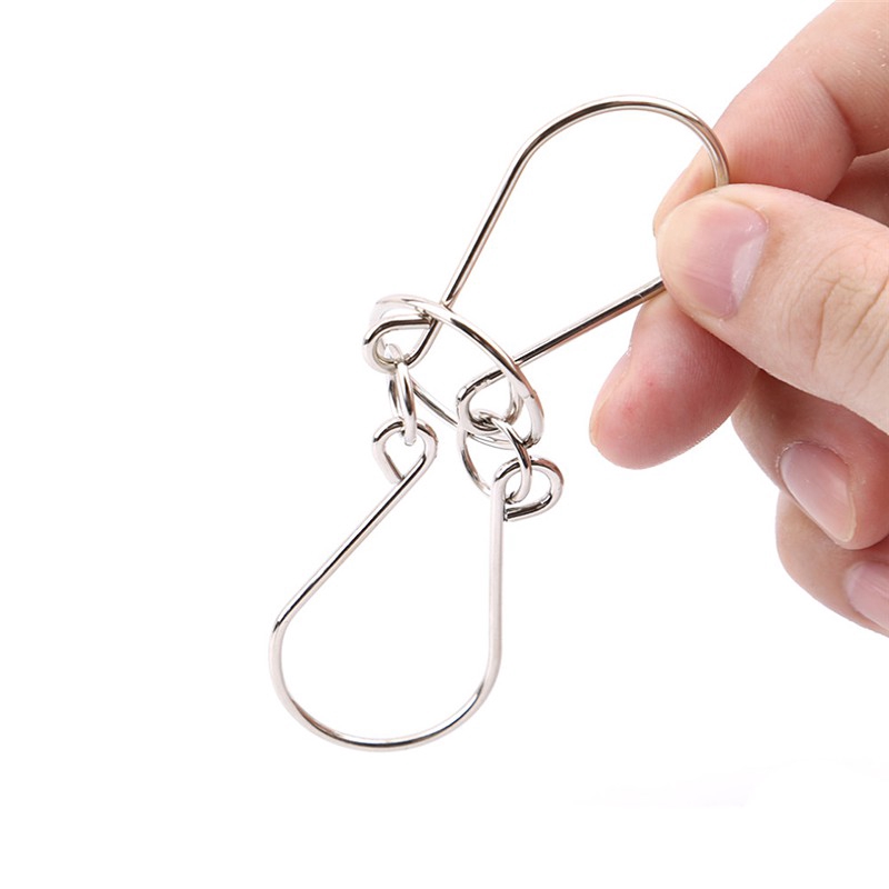 Bộ 8 Món Đồ Chơi Giải Đố Bằng Kim Loại