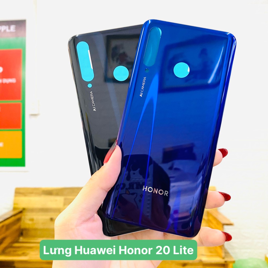 Nắp lưng Huawei Honor 20 Lite, mặt kính lưng theo máy Huawei HRY-LX1T linh kiện đẹp 9/10 zin