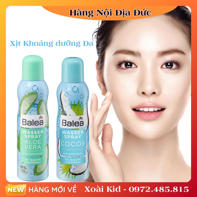 Xịt khoáng Balea Aqua cấp ẩm 75ml và 150ml của Đức -DATE MỚI ĐỦ BILL | BigBuy360 - bigbuy360.vn