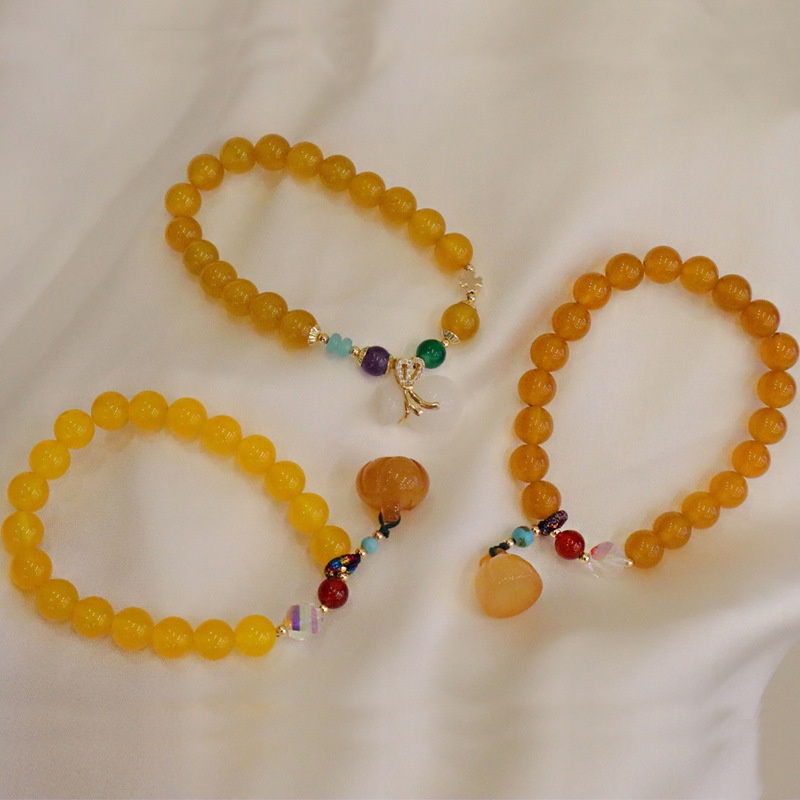 Hàng Mới Về [Hàng Mới Về] Vòng Đeo Tay Mã Não Phong Cách Mới