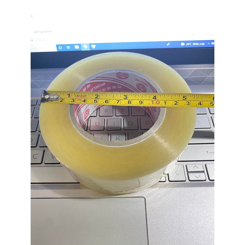 1 Cuộn Băng Keo trong cuộn SIÊU DÀY - LÕI SIÊU MỎNG