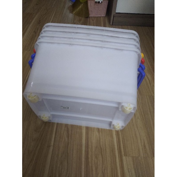 🚀HOẢ TỐC 1H🚀Thùng Nhựa Có Bánh Xe Duy Tân 30L 52*32*27cm