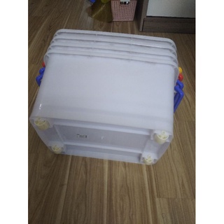 🚀HOẢ TỐC 1H🚀Thùng Nhựa Có Bánh Xe Duy Tân 30L 52*32*27cm