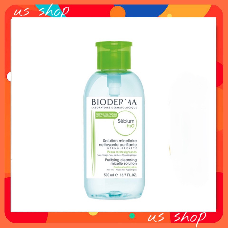 [Mã COS1904 giảm 8% đơn 300K] (Hot Deal) Nước tẩy trang làm sạch da mẫu mới bản nắp nhún Pháp