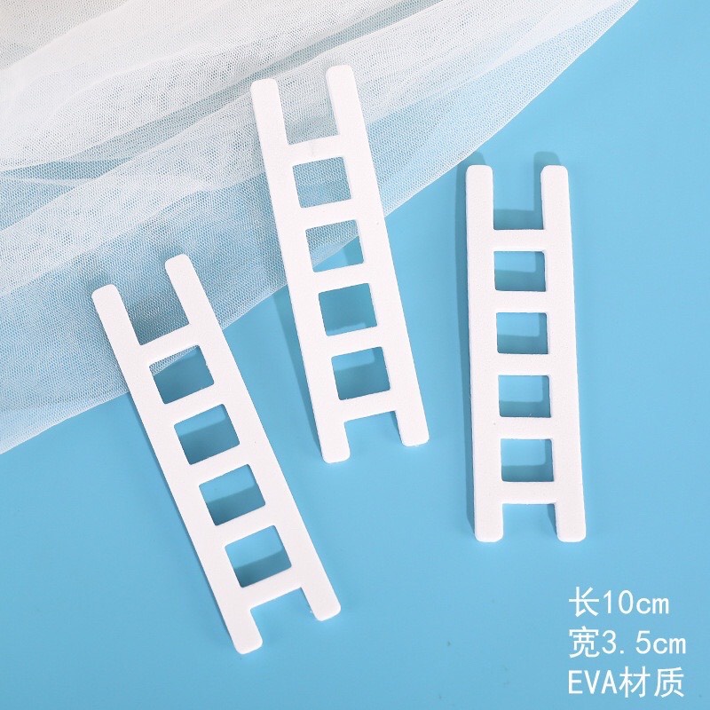 Phụ kiện bánh sinh nhật bánh kem - Set 3 chiếc thang xốp phụ kiện bánh sinh nhật